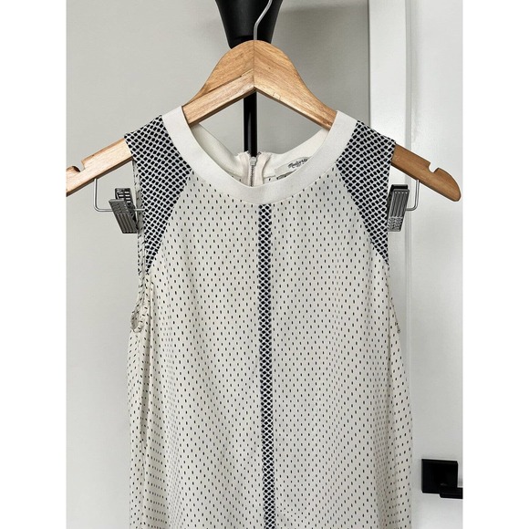 Madewell Women’s Silk Sleeveless Blouse Top Size XS Classic Boho Chic Shirt - Picture 2 of 9